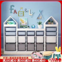 Childrens toy containing shelf Kindergarten baby plotter book shelves classified finishing box multilayer shelve lockers