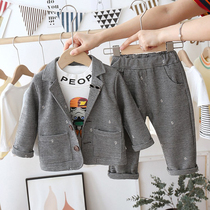 Childrens suit suit 1 boy 2 A small suit Spring and Autumn Spring year old male baby casual dress childrens suit
