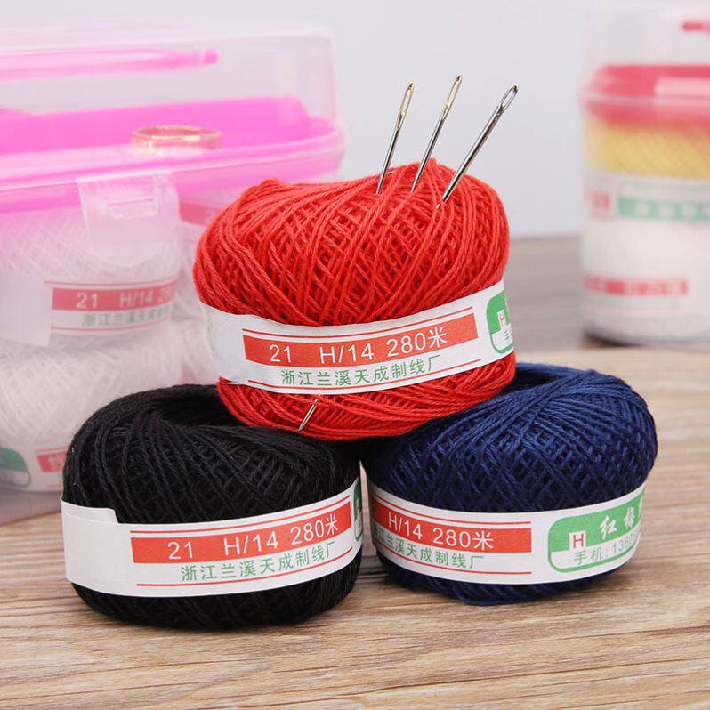 Household sewing quilt ball traditional high quality sewing quilt thick thread needle thread manual quilt cover cotton thread fixed quilt thread
