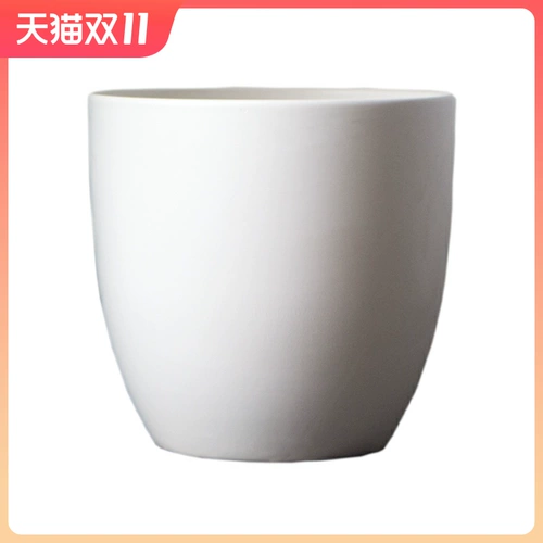 Керамический современный очень большой цветочный горшок, простой и элегантный дизайн