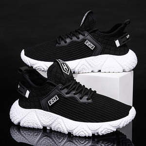 刀锋减震飞织运动休闲潮男鞋
