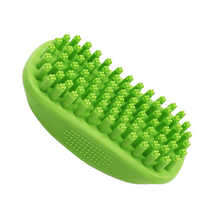 Le bain de chien a brossé le massage des dents douces pour flotter la brosse à cheveux Kitty Nettoyage Brosse Teddy Golden Fur Fournitures