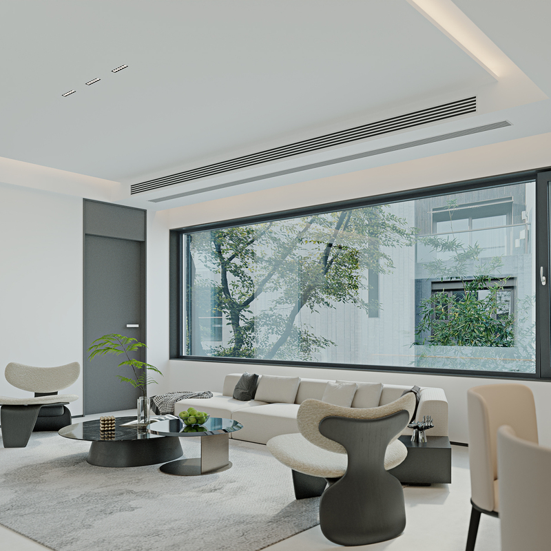 Bailima Guardian Home L9 System with Inward-Opening and Inward-Inward-Outward Windows, Micro-Ventilation Design, Fluorocarbon Spray Coating for Living Room and Kitchen Windows