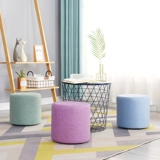 Make -up Стул сеть красная круглая стул спальня для девочек -заправка современная простота кресло для макияжа домашний туалетный столик табурет