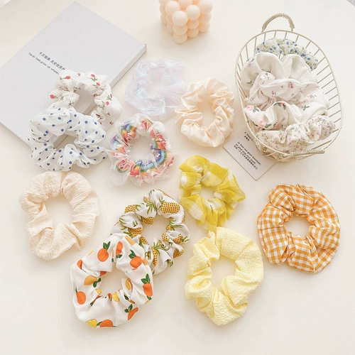 Милая брендовая резинка для волос, маленький аксессуар для волос, простой и элегантный дизайн, популярно в интернете