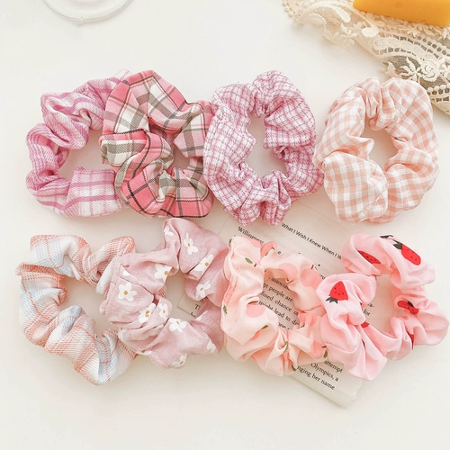 Милая брендовая резинка для волос, маленький аксессуар для волос, простой и элегантный дизайн, популярно в интернете