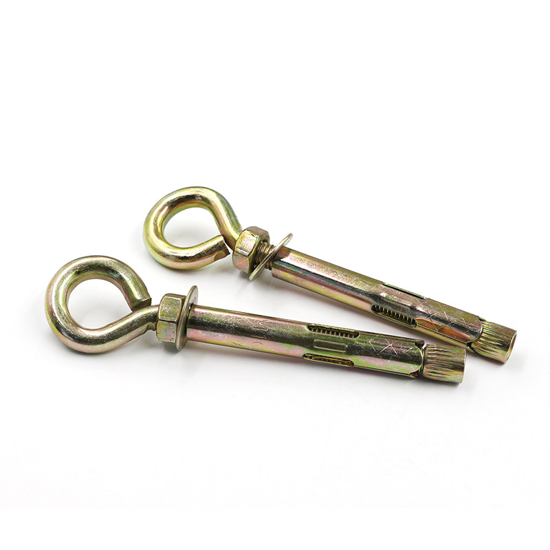 National Label Heavy Burst Sheep Eyes Ring O-rings Fluffed Screw Wall Hung Decorative Swing Set With Circle Fluffy Hang Full Reduction