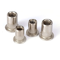 aluminum pull riveting nut aluminum riveting nut flat head striped pull riveting nut aluminum pull rivet M3M4M5M6M8M10