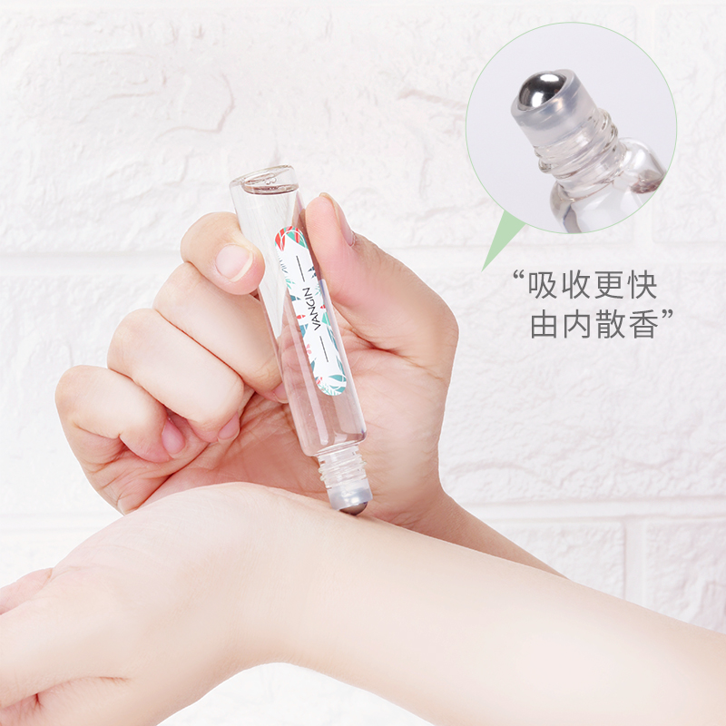 VANGIN BALL BEARING PERFUME LADY WALKING BEAD PERFUME LIGHT FRAGRANCE PERSISTENT AROMA STUDENT TEENAGE GIRL FRESH FLOWER SCENTED NET RED