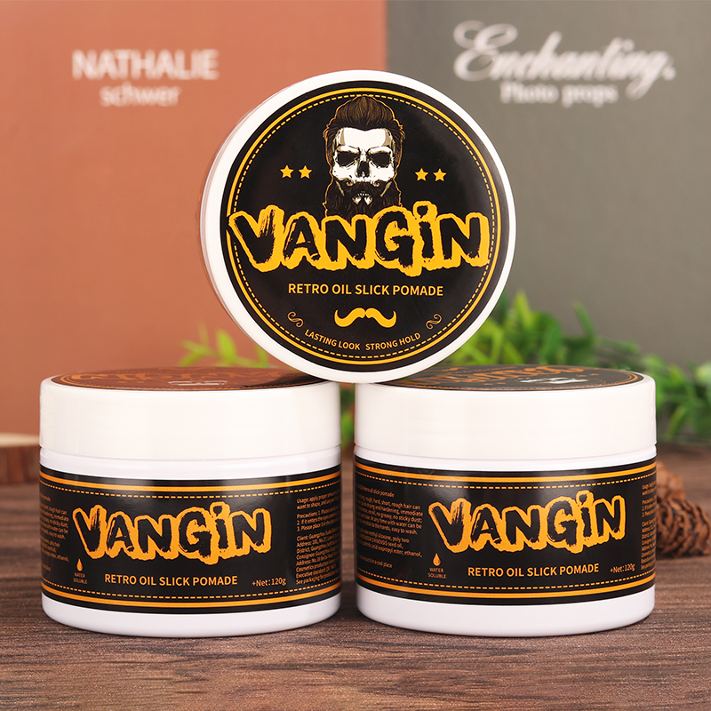 Barber shop special large back retro head paste waxed men's stereotypical fragrance natural fluffy and moisturizing fragrance