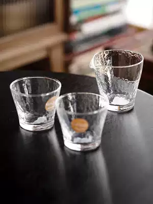 Japan Toyo Sasaki imported water corrugated Tea Cup home Japanese style simple transparent glass cup