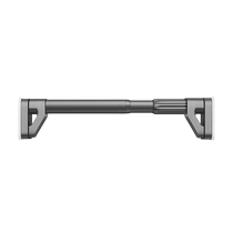 No punching telescopic curtain rod balcony clothes drying rod nail-free bathroom stainless steel fixed wardrobe clothes hanging rod