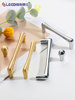 Modern Minimalist Light Luxury Brass Cabinet Wardrobe Handle French Cream Style Silver Gold Drawer Cabinet Door Handle