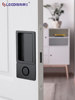 Modern Minimalist Embedded Invisible Flat Lock Minimalist Home Door Handle Indoor Bedroom Wooden Door Magnetic Door Lock
