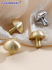 Creative Stylish Cute Mushroom Brass Cabinet Door Handle French Kidsren's Room Cabinet Wardrobe Cabinet Drawer Door Handle