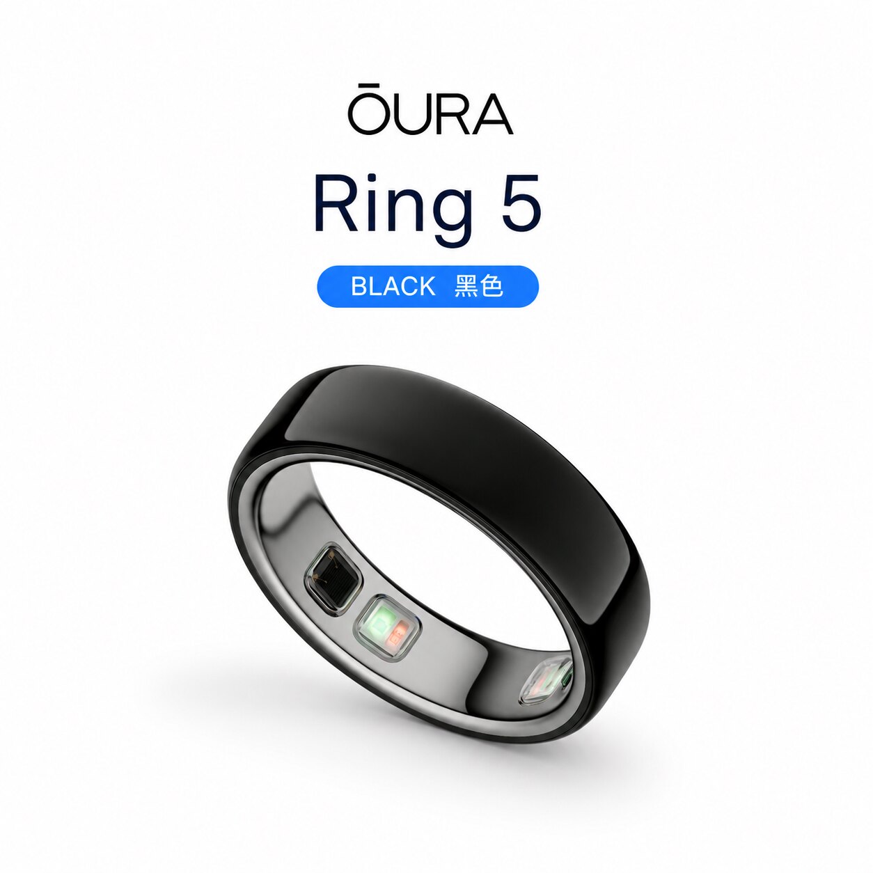 Oura Ring 5 Smart Ring Black American Version Sleep Sports Health Monitoring Heart Rate Body Temperature Waterproof Ring