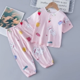 Детская летняя тонкая пижама, летняя одежда