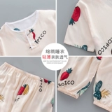 Детская летняя тонкая пижама, летняя одежда