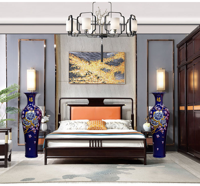 Large vases, jingdezhen ceramics home furnishing articles sitting room adornment hotel opening gifts oversized bottles