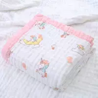 6 слоев розового пони с широким краем 110*110