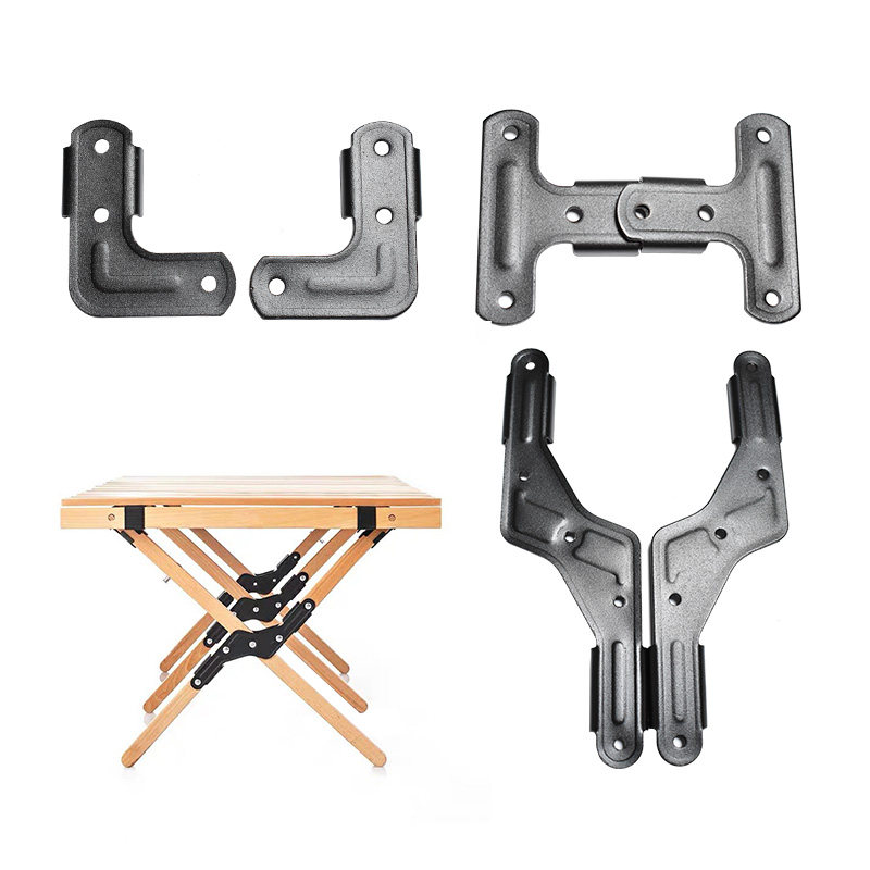 Outdoor egg roll table accessories Camping Picnic Marching bed Portable car self-driving tour Folding table Camping table Hardware