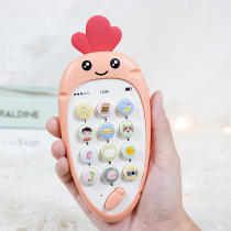 Baby childrens toys mobile phone can bite puzzle childrens early education Music boy simulation Phone 6-12 months female child