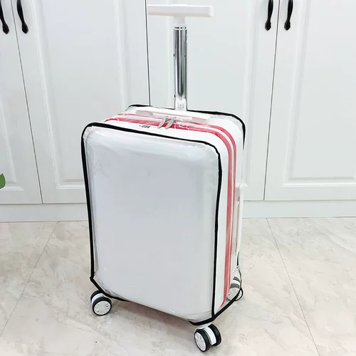 Прозрачный чемодан, защитный чехол, износостойкая водонепроницаемая коробка, пылезащитная крышка, 28 дюймов