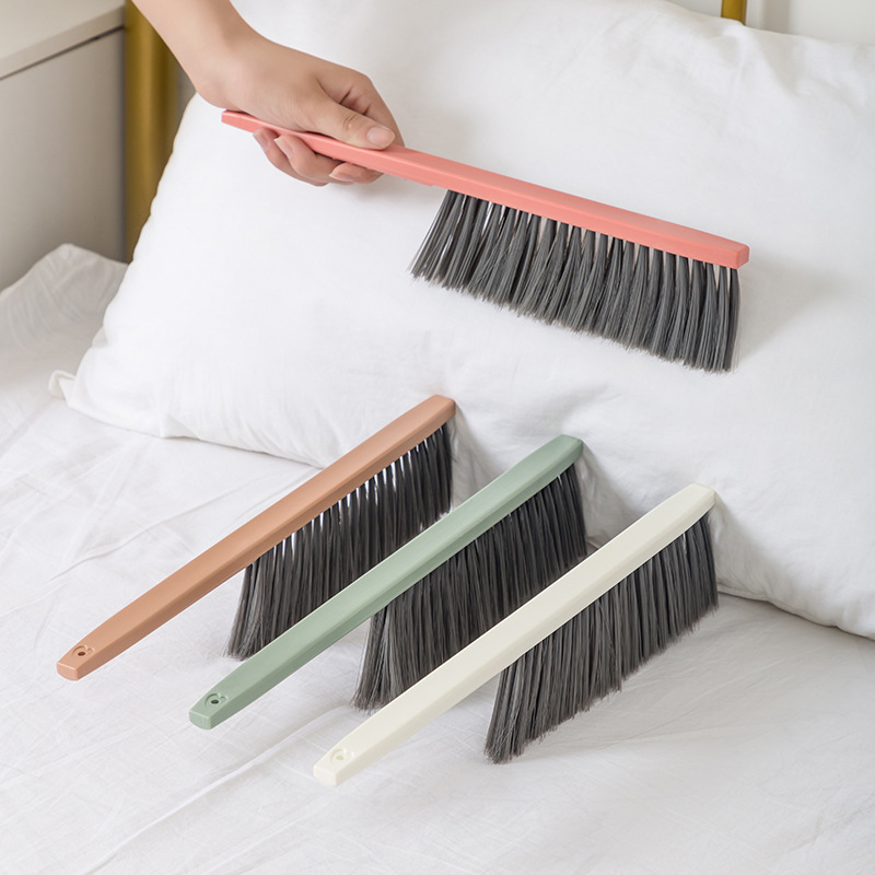 Straight handle bed brush household long handle cleaning brush soft hair bedroom sofa dust brush bedroom household soft hair dust brush