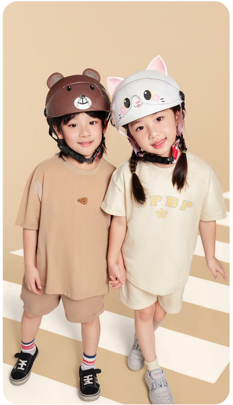 Xiaoan children's helmet, new national standard, for boys' electric bikes, girls' motorcycles, baby safety helmet for ages 3 to 6, sun protection
