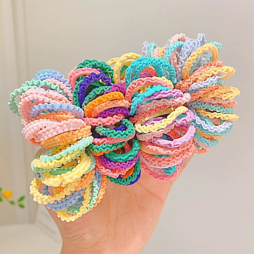 Детская милая безвредная эластичная резинка для волос, аксессуар для волос, не повреждает волосы