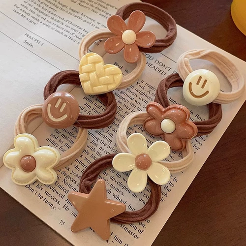 Веревка для волос для девочек, плетеная резинка для волос для маленьких девочек, новый стиль 2025, высокая эластичность и долговечность для девочек, не повреждая веревку для волос