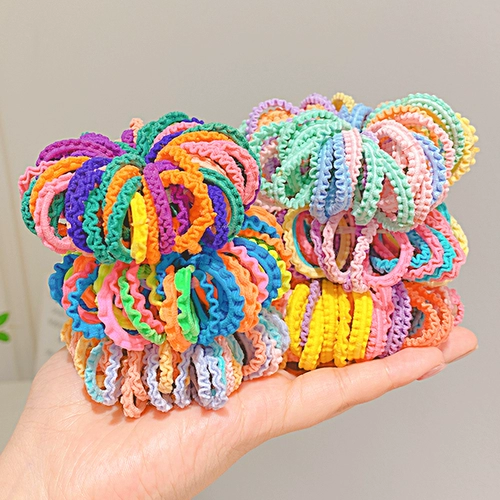 Детская милая безвредная эластичная резинка для волос, аксессуар для волос, не повреждает волосы