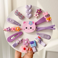 Сиреневый комплект в форме цветка, 14 шт