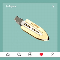 Металлическая заколка для волос, английский, легкий роскошный стиль