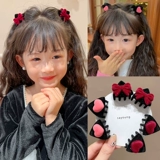 Милая заколка-крабик для принцессы, детская челка, заколка для волос, безвредные шпильки для волос, аксессуар для волос, не повреждает волосы