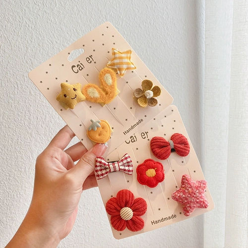 Детская маленькая заколка для волос, безвредные щипцы для девочек, милые шпильки для волос для принцессы, заколка-крабик, аксессуар для волос, не повреждает волосы