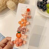 9#Orange Cactus Five -Piece Set