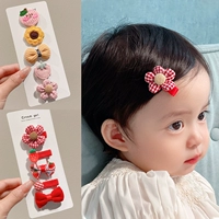 Красная желтая клубника, комплект, щипцы, в цветочек, 10 шт