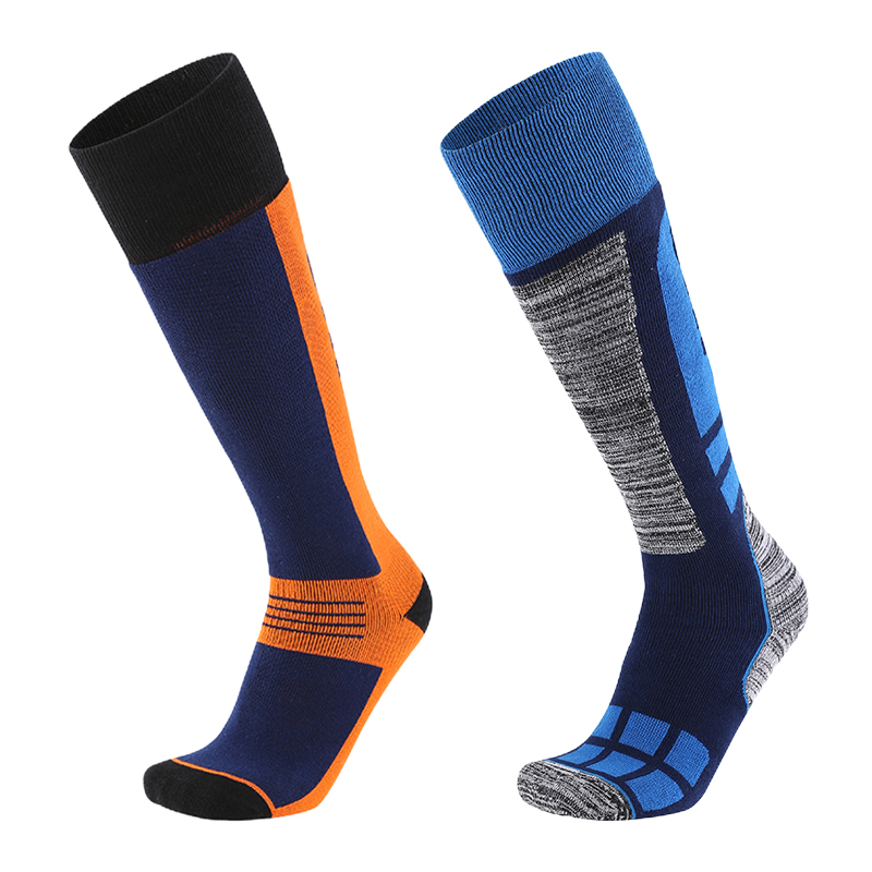 SEARIPE men's and women's ski socks thickened high tube wool Children's ski socks winter sports stockings keep warm