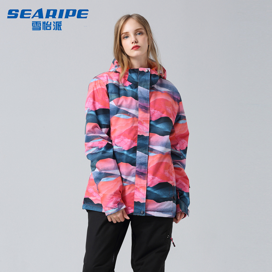 SEARIPE snowboard snowboard suit women's winter outdoor waterproof and windproof ski coat pants suit