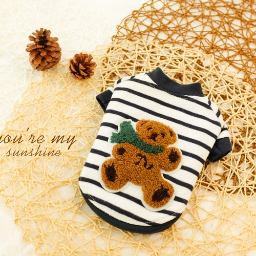 Сеть красного щенка одежда осеннее платье плюшевая осень и зимний питомец милый бикхиро Bumei маленькая собака Cocylk