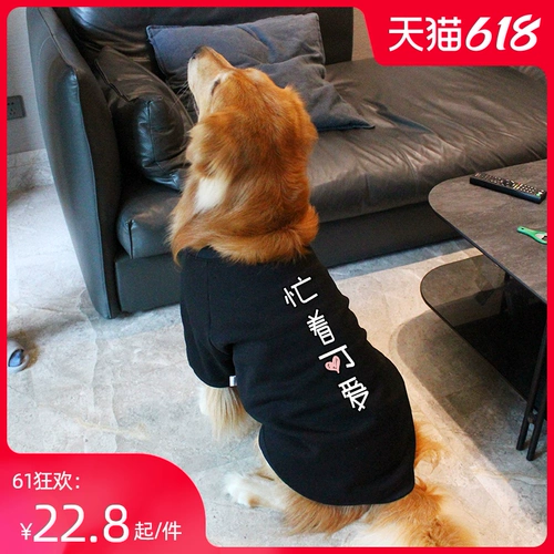 Большая собачья одежда, большая собака осень, зима и зима, теплая зима, золотистый ретривера, зимняя одежда на самуи