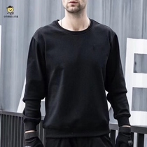 秋冬季执勤加绒圆领卫衣纯棉长袖保暖T恤保安治安巡防特勤作训服