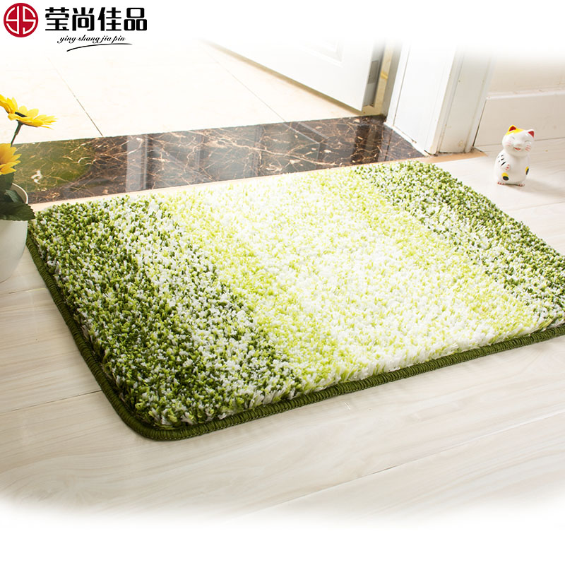 雪花四季渐变色地垫毯卫生间进门家用脚垫浴室防滑吸水网红加特厚