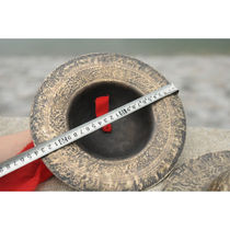 Shisheng 24~30~36CM bronze big hat cymbal pure handmade big head cymbal Sichuan cymbal old copper cymbal black cymbal ring copper cymbal