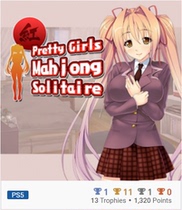 PS5 PS4 generation platinum Pretty Girls Mahjong Solitaire Red] 2x4 set