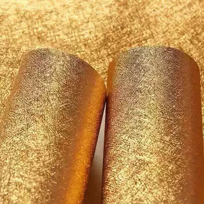 Hotel KTV gold wallpaper waterproof 3d three-dimensional gold foil paper living room bedroom hanging ceiling ceiling ceiling background wall wallpaper