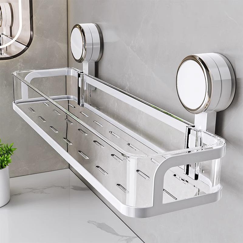 Japanese Anson Suction Cup Bathroom Shelf Bathroom Sink Washroom No-Drill Wall-Mounted Storage Rack Japanese Anson Suction Cup Bathroom Shelf Bathroom Sink Washroom No-Drill Wall-Mounted Storage Rack