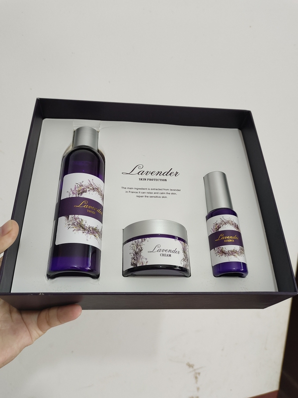 Cass Lavender Soothing Repair Set Lavender Set Gentle Hydrating Moisturizing Sensitive Non-Allergy Genuine