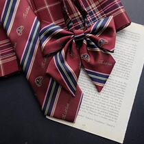 Kasukabe (Red ghost town) original matching red bow tie spot jk uniform small accessories